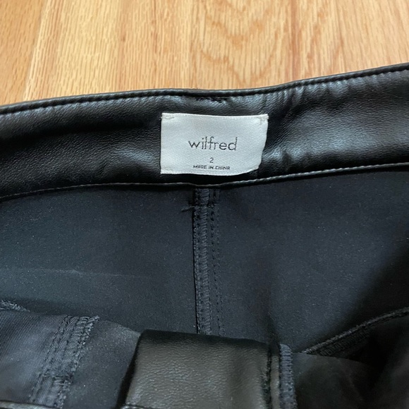Wilfred REBEL pant vegan leather size 2 - Picture 2 of 6